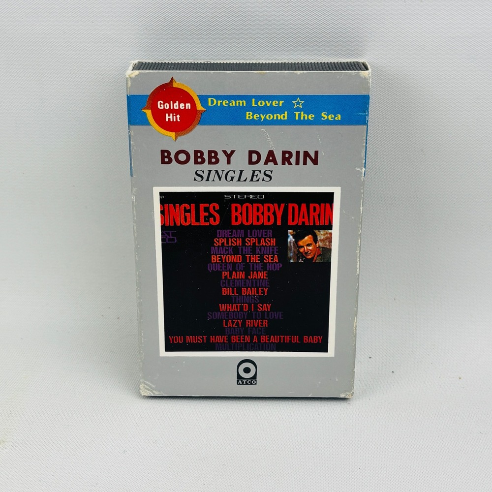 Bobby Darin Singles Cassette Tape Korea Import Dream Lover Beyond The Sea